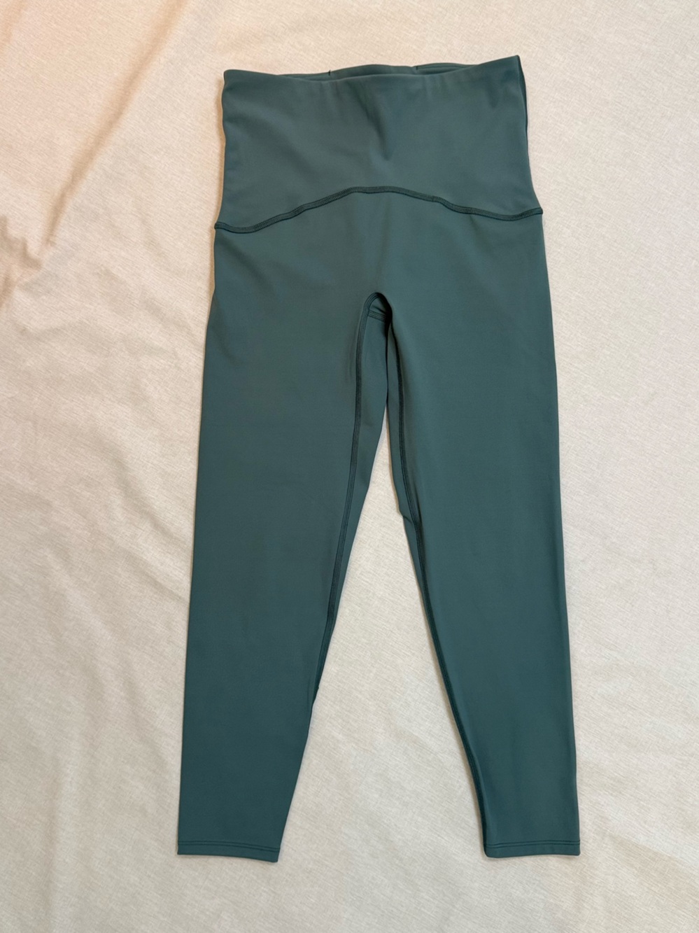 Spanx by Sara Blakely Green High-Waisted Leggings Size M/M EUC